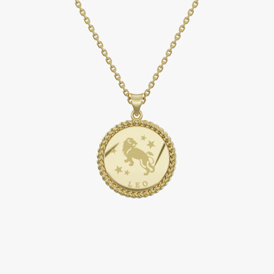 Leo Birth Month Gold Pendant